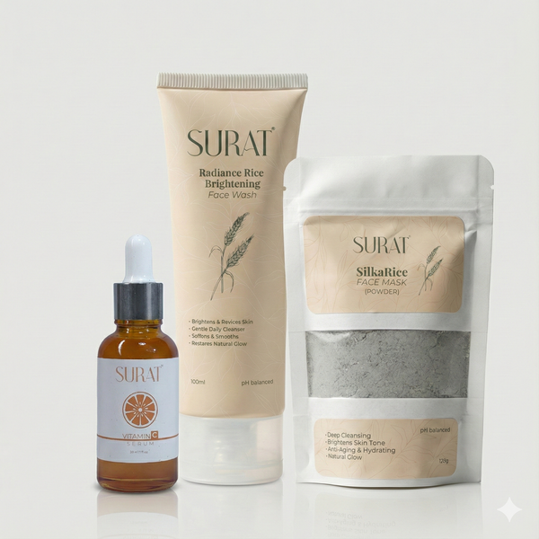 Brightening & Glow Bundle 🍊☀️  Radiant, Glowing & Nourished Skin! ✨🌾